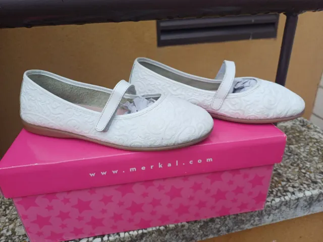 Zapatos niña Oh! Girl blancos talla 34