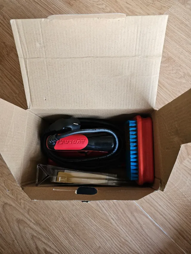 Plancha Vola para encerar esquís + cepillo + cera