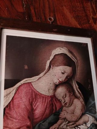 Quadro religioso La Virgen y el Niño