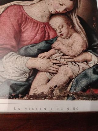 Quadro religioso La Virgen y el Niño