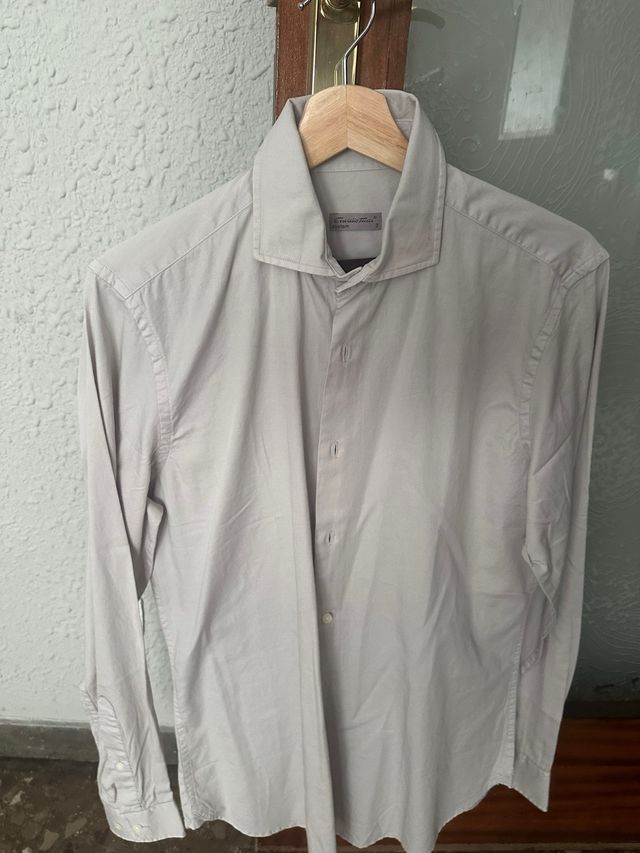 Camisa Emidio Tucci Tamanho M Bege