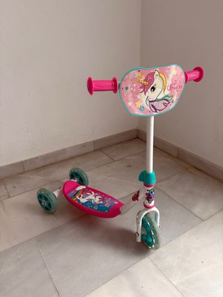 Patineta 3 Ruedas Unicornio Niña