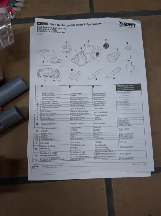 Aspirador Limpiafondos BWT BC30