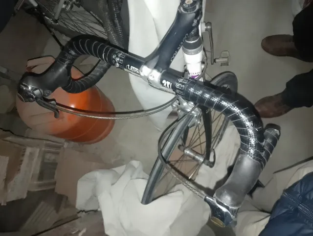 Bicicleta de carretera clásica