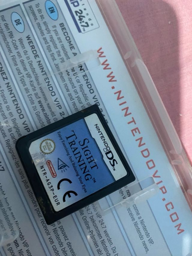 Juego Nintendo DS Brain Training y Sight