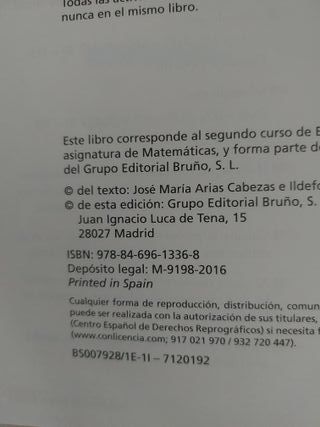 Código Bruño Matemáticas 2 ESO - 3 volúmenes