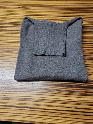 Dolcevita in cashmere grigio