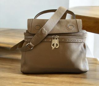 Borsa vera pelle beige Love by Simona Barbieri