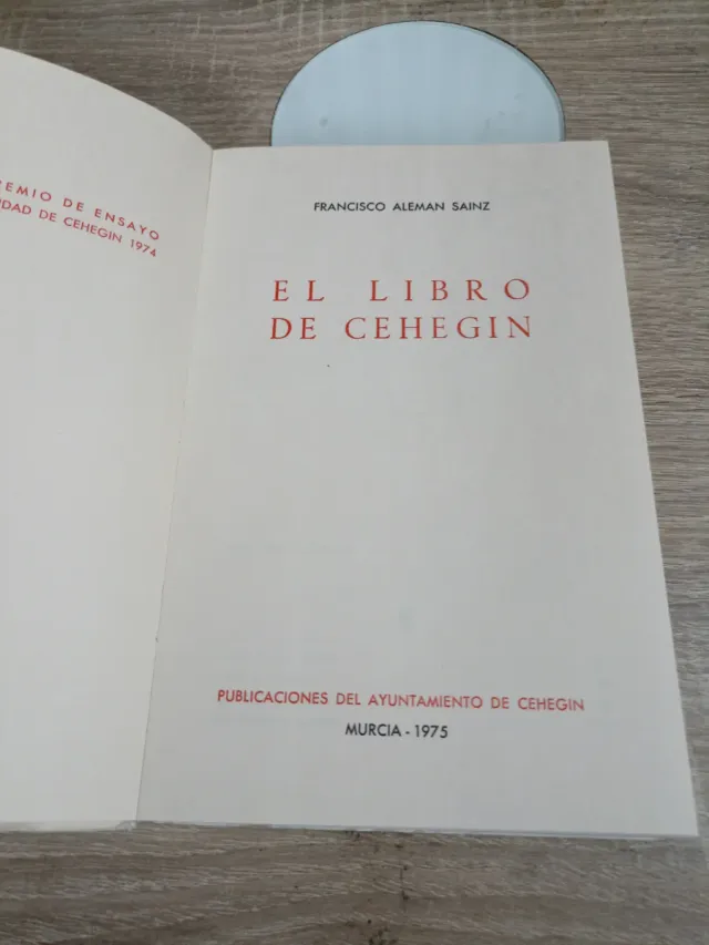 El libro de Cehegin