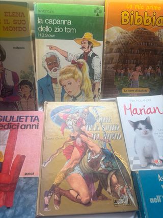 lotto 12 libri per ragazzi/bambini vintage