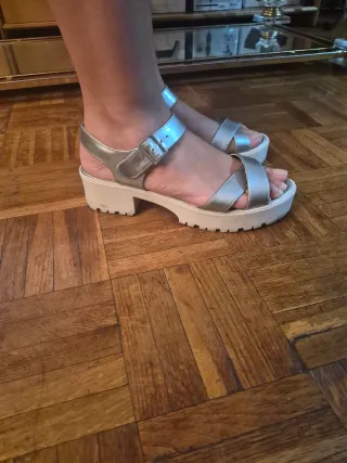 Sandalias Mustang Plataforma Mujer