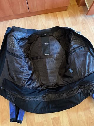 Chaqueta Moto REV'IT! Azul y Blanca