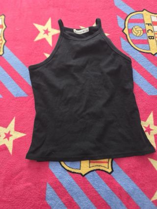 Camiseta tirantes negra