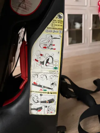 Silla de coche Isofix 3 anclajes De 9 a 18 kgs