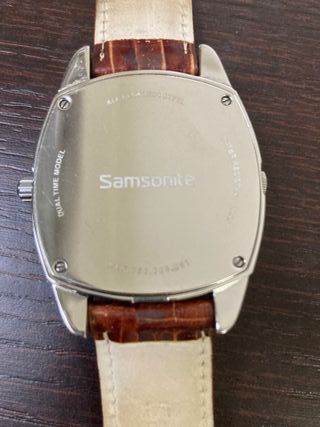 Orologio Samsonite Dual Time Cassa Acciaio Inossid