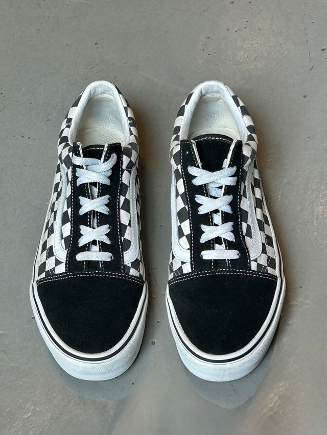 Zapatillas Vans 41 Old Skool Platform Checkerboard