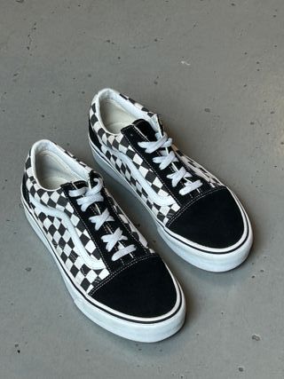 Zapatillas Vans 41 Old Skool Platform Checkerboard