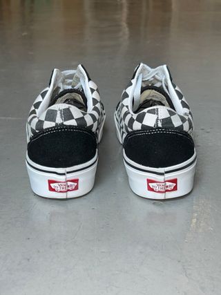 Zapatillas Vans 41 Old Skool Platform Checkerboard
