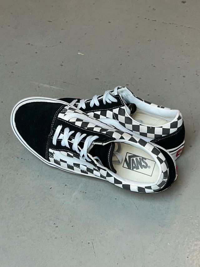Zapatillas Vans 41 Old Skool Platform Checkerboard