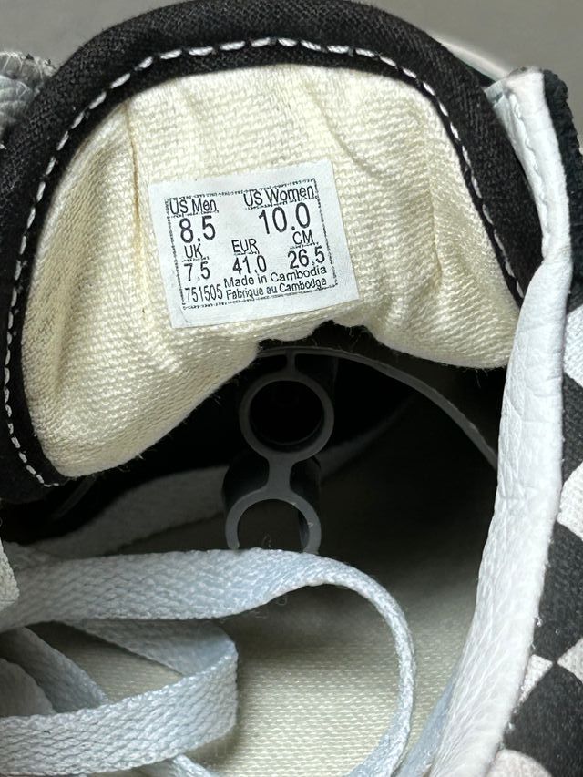 Zapatillas Vans 41 Old Skool Platform Checkerboard