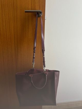 Bolso Zara Granate Nuevo
