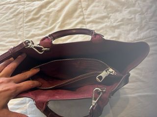 Bolso Zara Granate Nuevo