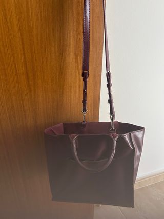 Bolso Zara Granate Nuevo