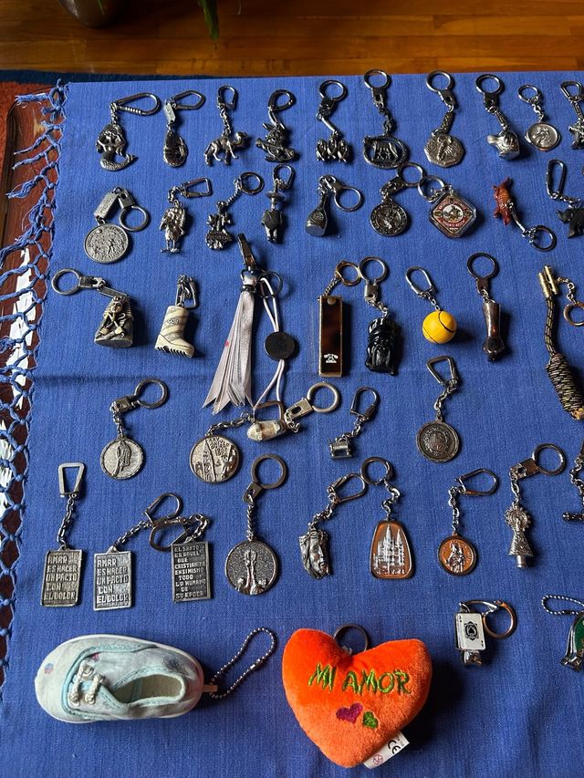 Colección de llaveros antiguos