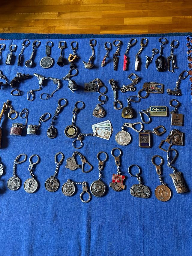 Colección de llaveros antiguos