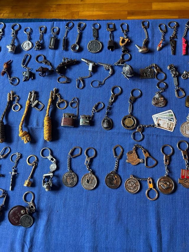 Colección de llaveros antiguos