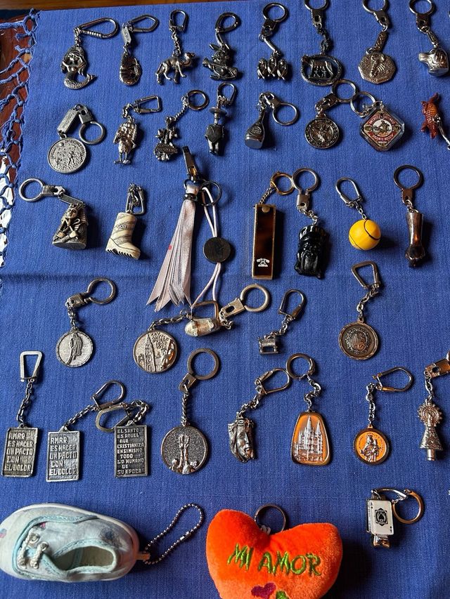 Colección de llaveros antiguos