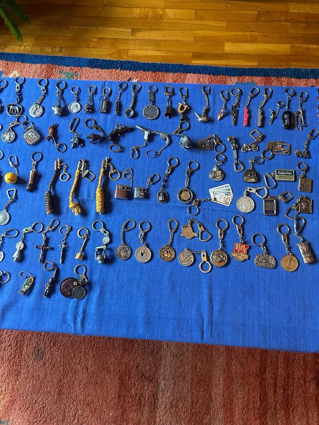 Colección de llaveros antiguos