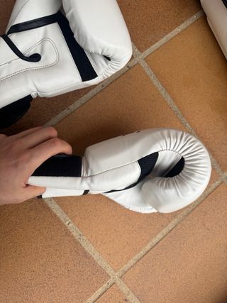 Guantes Custom Fighter 14 oz Blancos