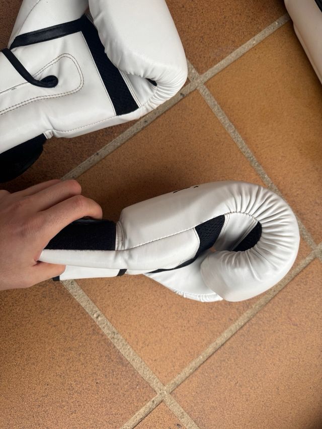 Guantes Custom Fighter 14 oz Blancos