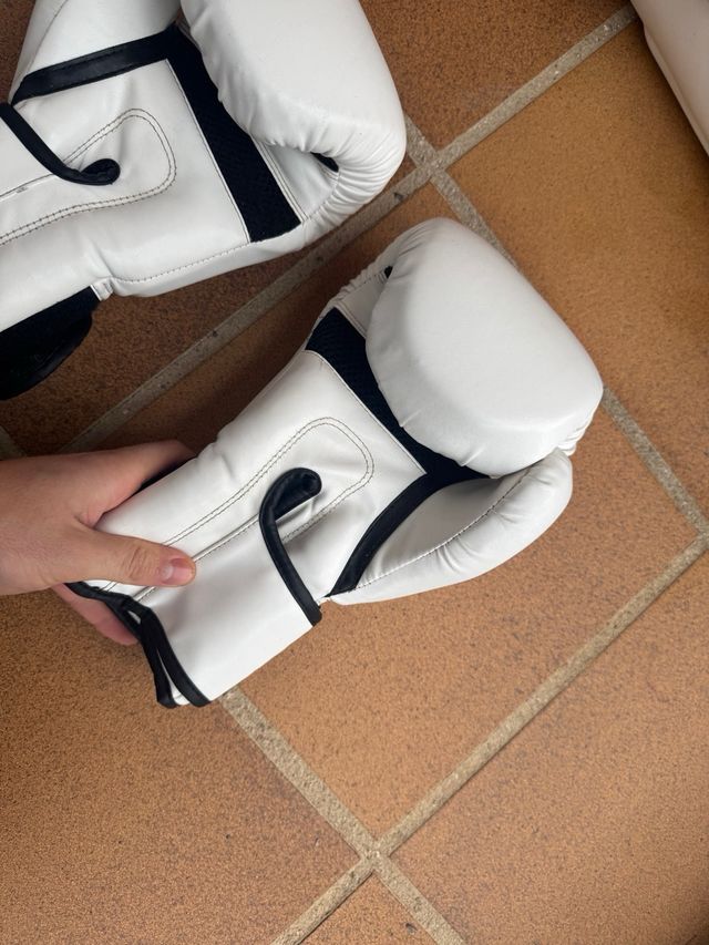 Guantes Custom Fighter 14 oz Blancos