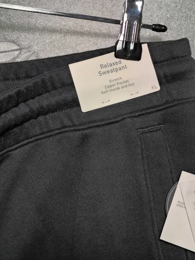 Pantalón Jogger Hollister Negro Talla XL