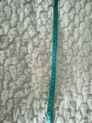 Chal señora lana fina beige/blanco