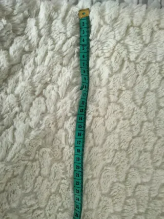 Chal señora lana fina beige/blanco