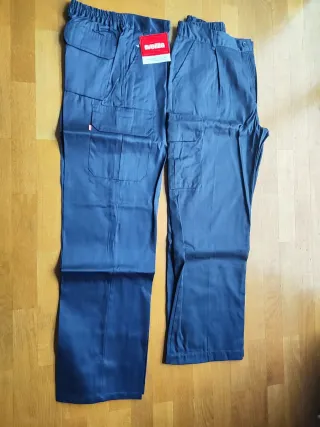 Pantalones Velilla Talla 42 Stretch Azul