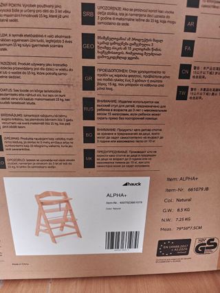 Trona evolutiva Hauck Alpha+ 2 bandejas