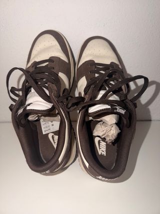 Nike Dunk Low Retro Marrón y Blanco Originales