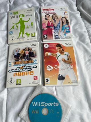 Lote 4 Juegos Wii: Fit Plus, Imagina, Family...