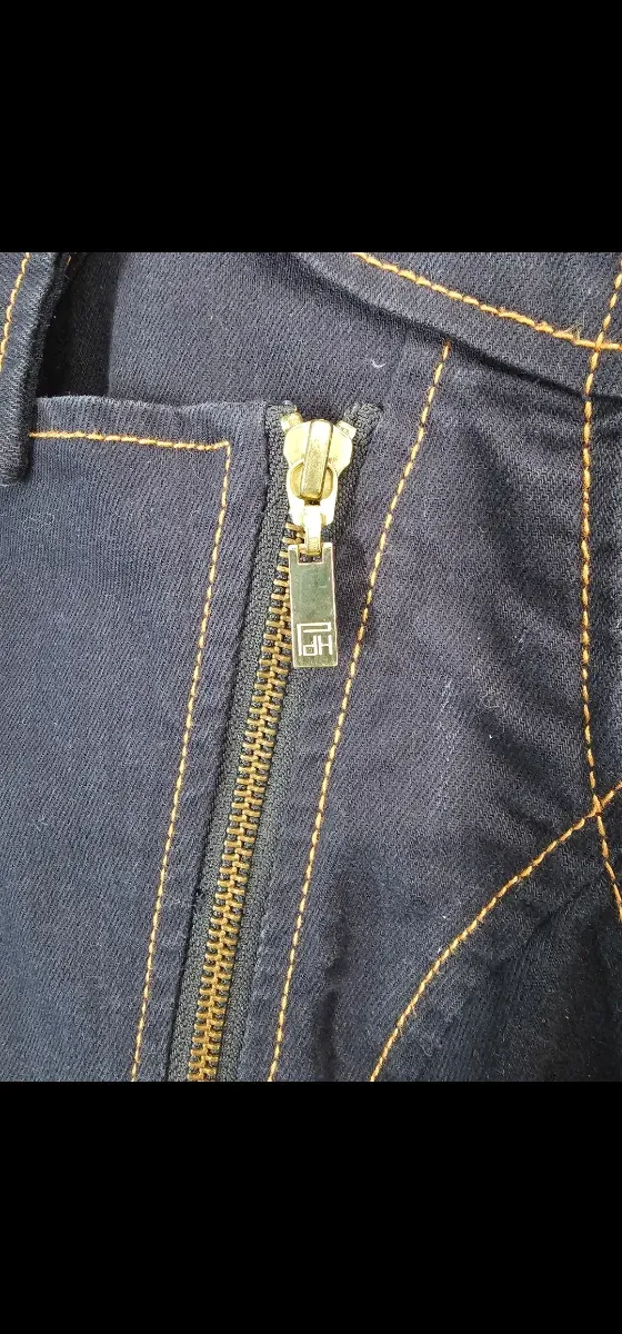 Chaqueta vaquera con cremallera