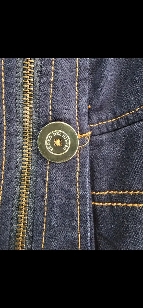 Chaqueta vaquera con cremallera