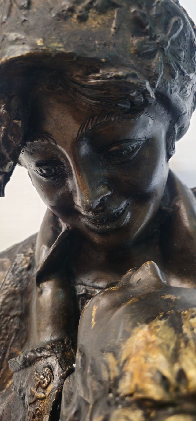 Maternità in bronzo - Epoca Liberty ‘800