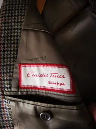 Americana cuadros verde y rojo