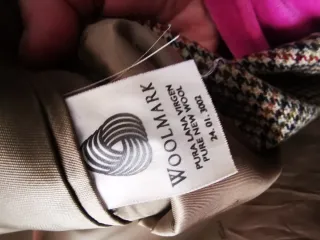 Americana cuadros verde y rojo