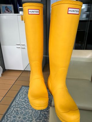 Botas de agua Hunter amarillas