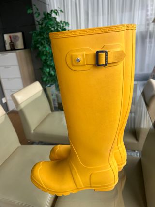 Botas de agua Hunter amarillas