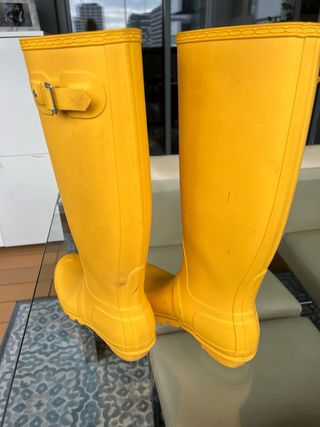 Botas de agua Hunter amarillas
